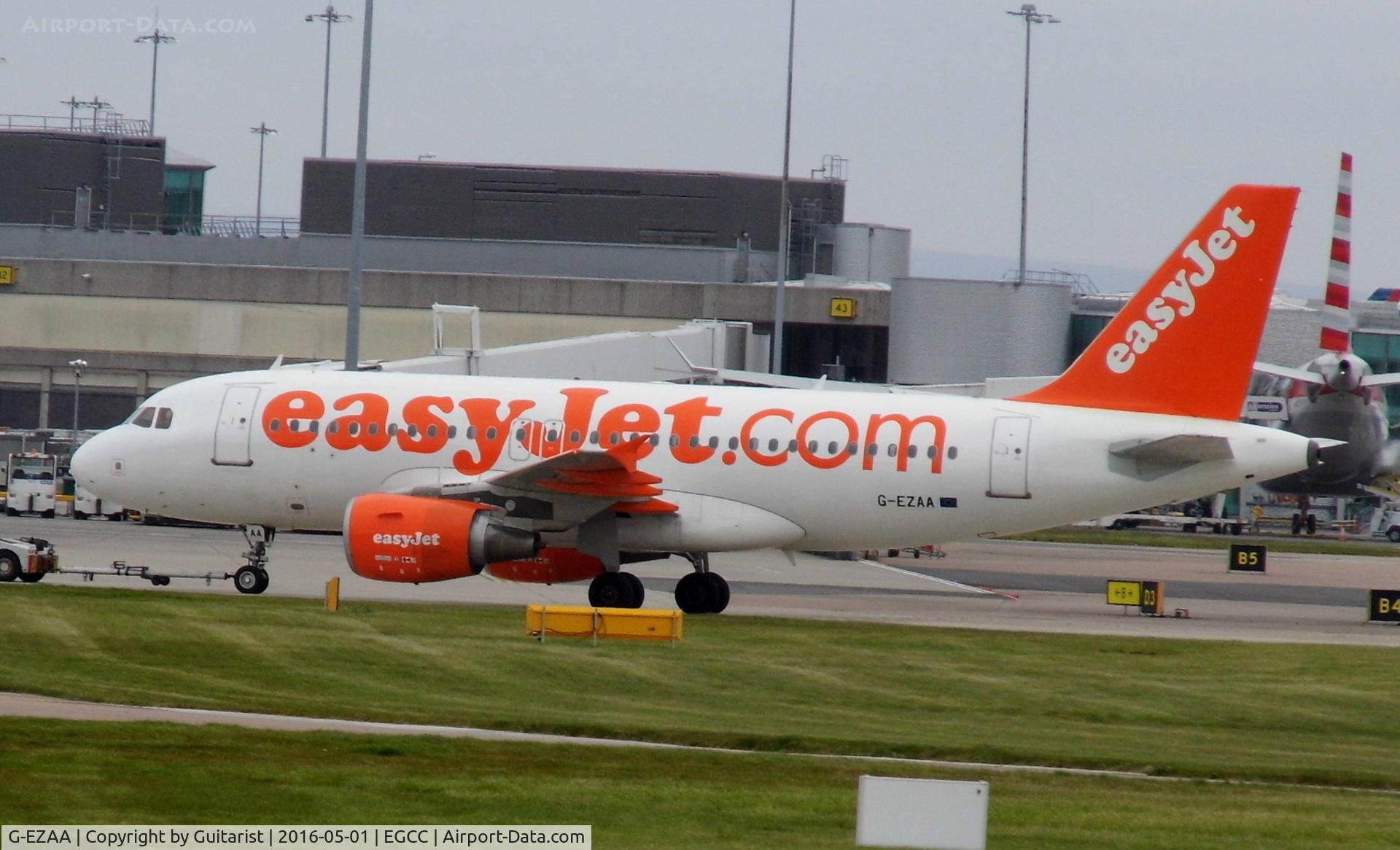G-EZAA, 2006 Airbus A319-111 C/N 2677, At Manchester