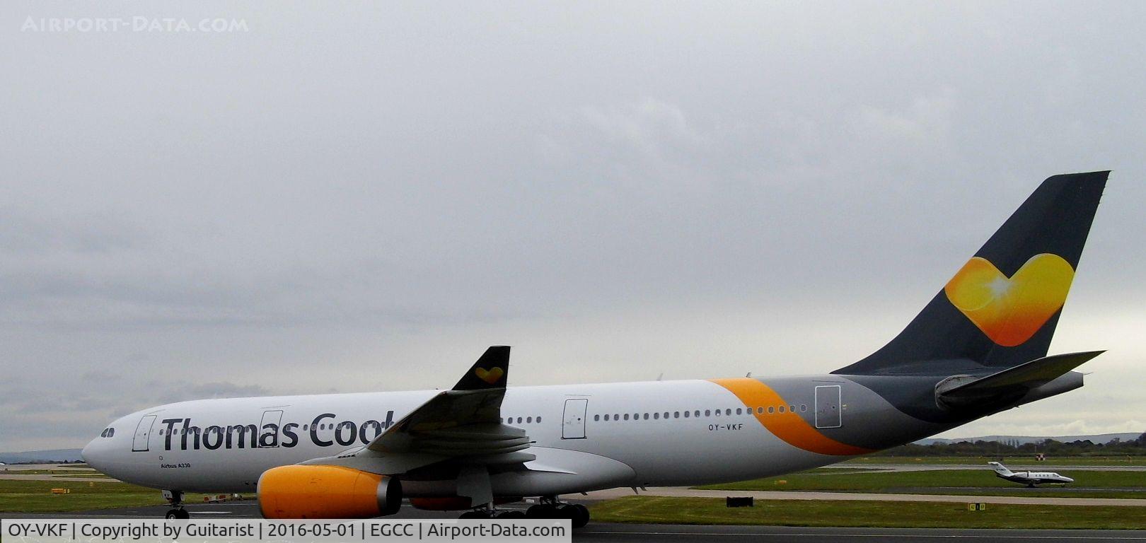 OY-VKF, 1999 Airbus A330-243 C/N 309, At Manchester