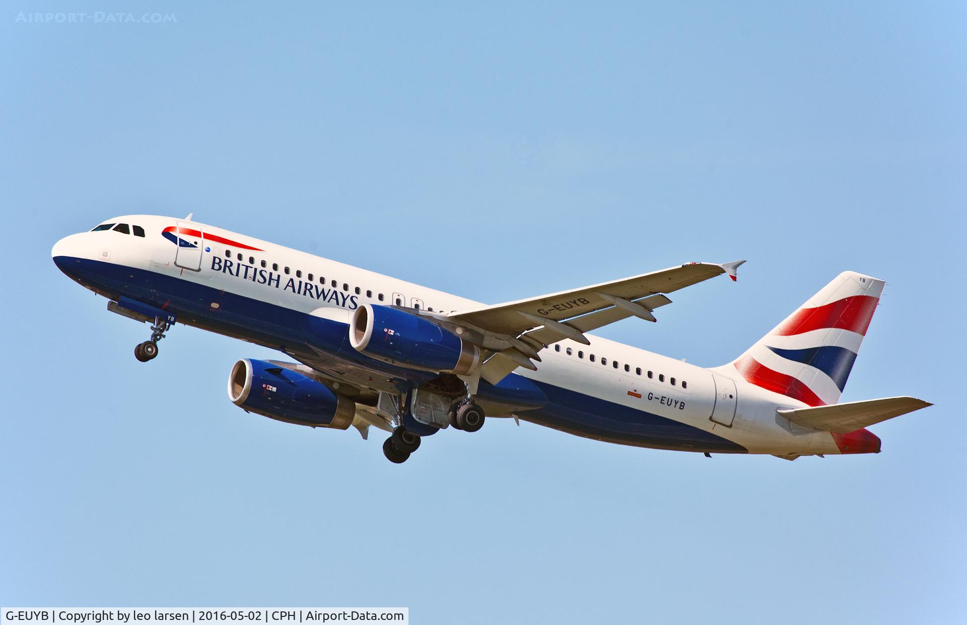 G-EUYB, 2008 Airbus A320-232 C/N 3703, Copenhagen 2.5.16