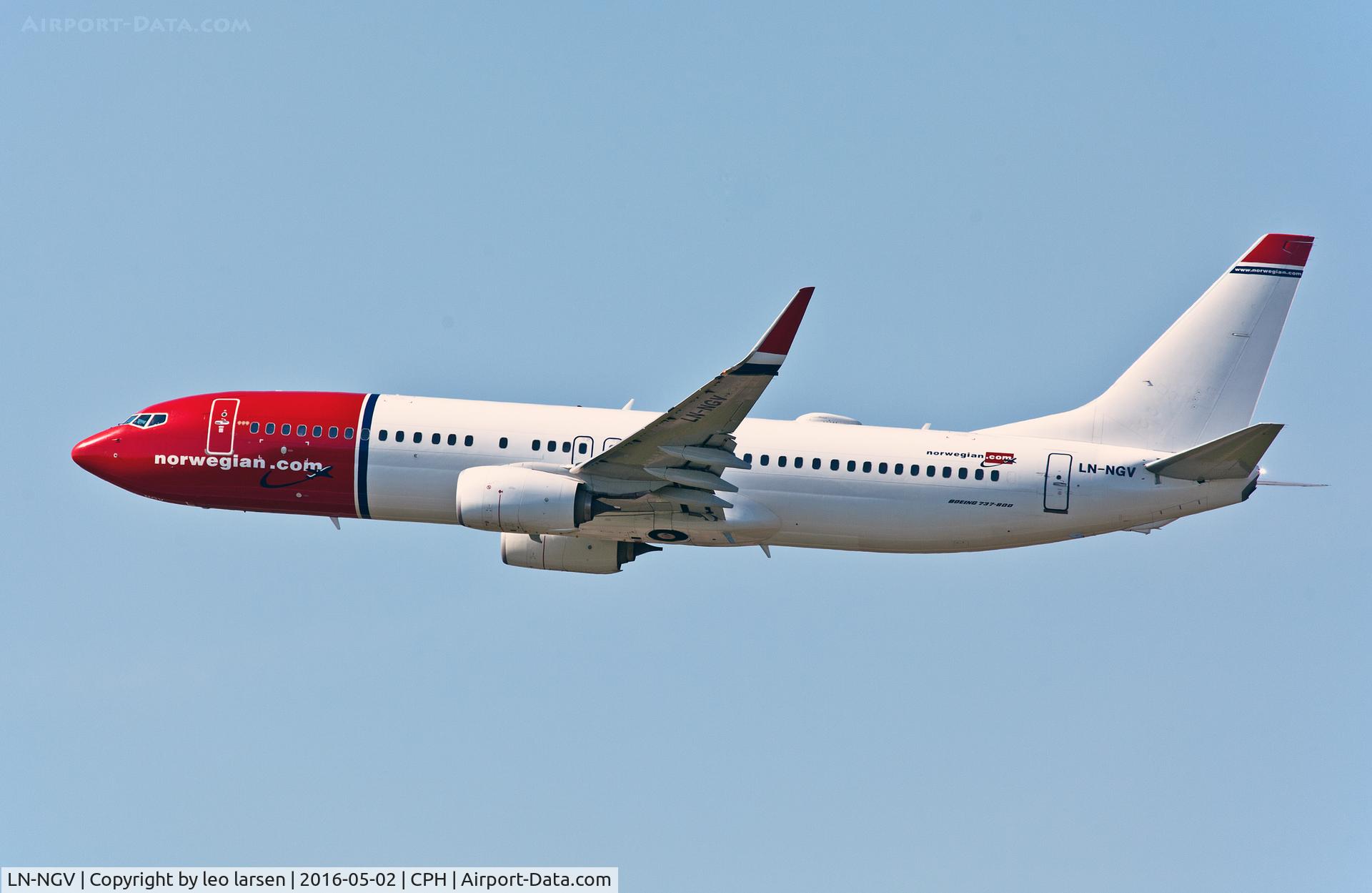 LN-NGV, 2014 Boeing 737-8JP C/N 39031, Copenhagen 2.5.16