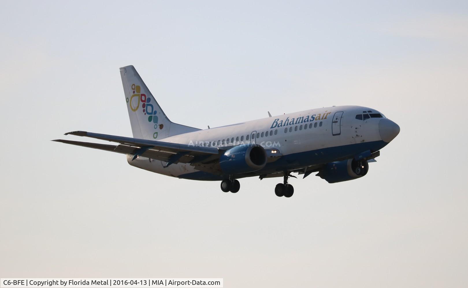 C6-BFE, 1993 Boeing 737-5H6 C/N 26450, Bahamas Air