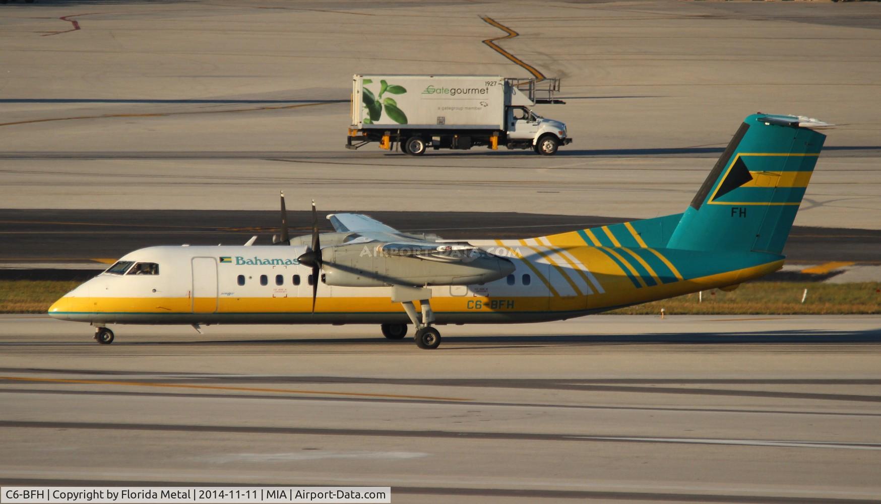 C6-BFH, 1991 De Havilland Canada DHC-8-300 Dash 8 C/N 291, Bahamas Air