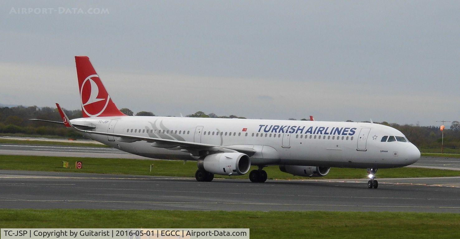 TC-JSP, 2015 Airbus A321-231 C/N 6599, At Manchester