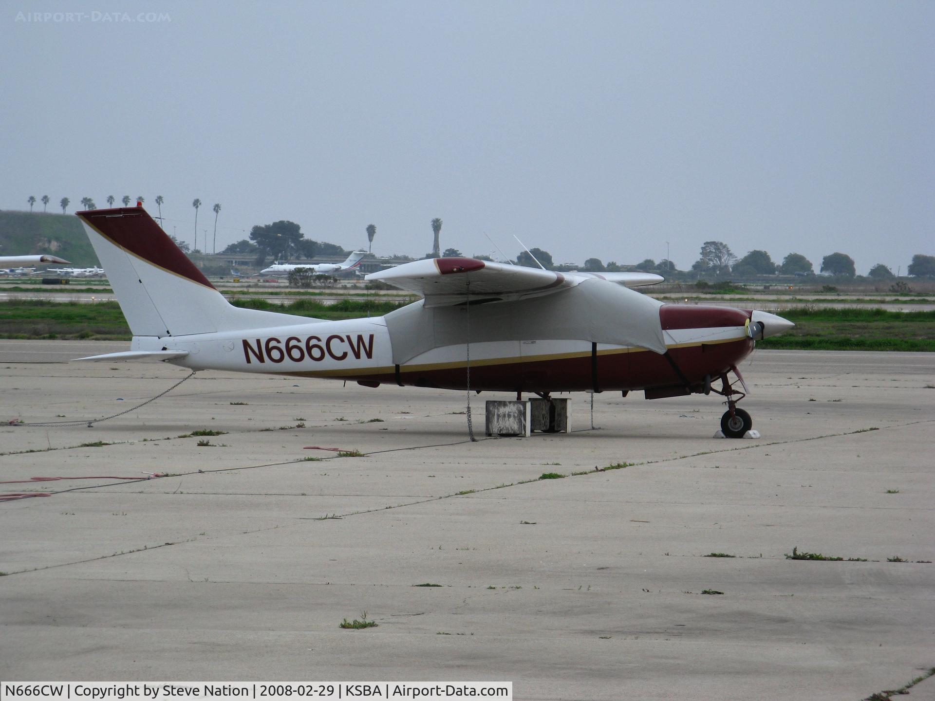N666CW, 1977 Cessna 177RG Cardinal C/N 177RG1303, Locally-based 1977 Cessna 177RG with cover and 