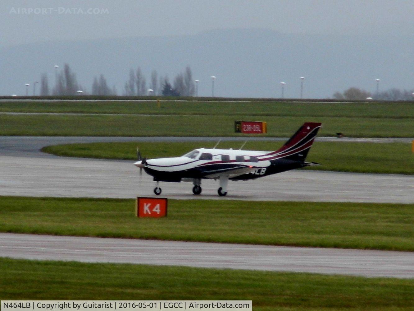 N464LB, 1993 Piper PA-46-350P Malibu Mirage C/N 4622139, At Manchester
