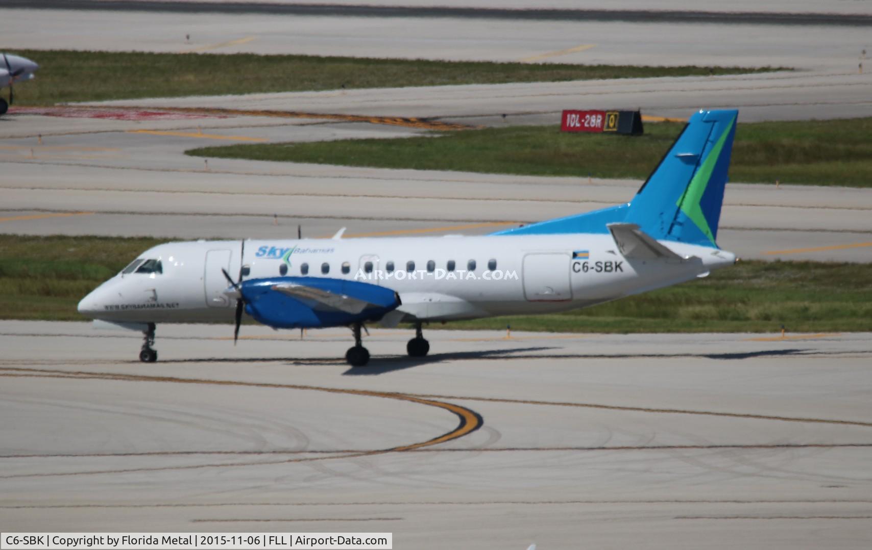C6-SBK, 1990 Saab 340B C/N 340B-196, Sky Bahamas