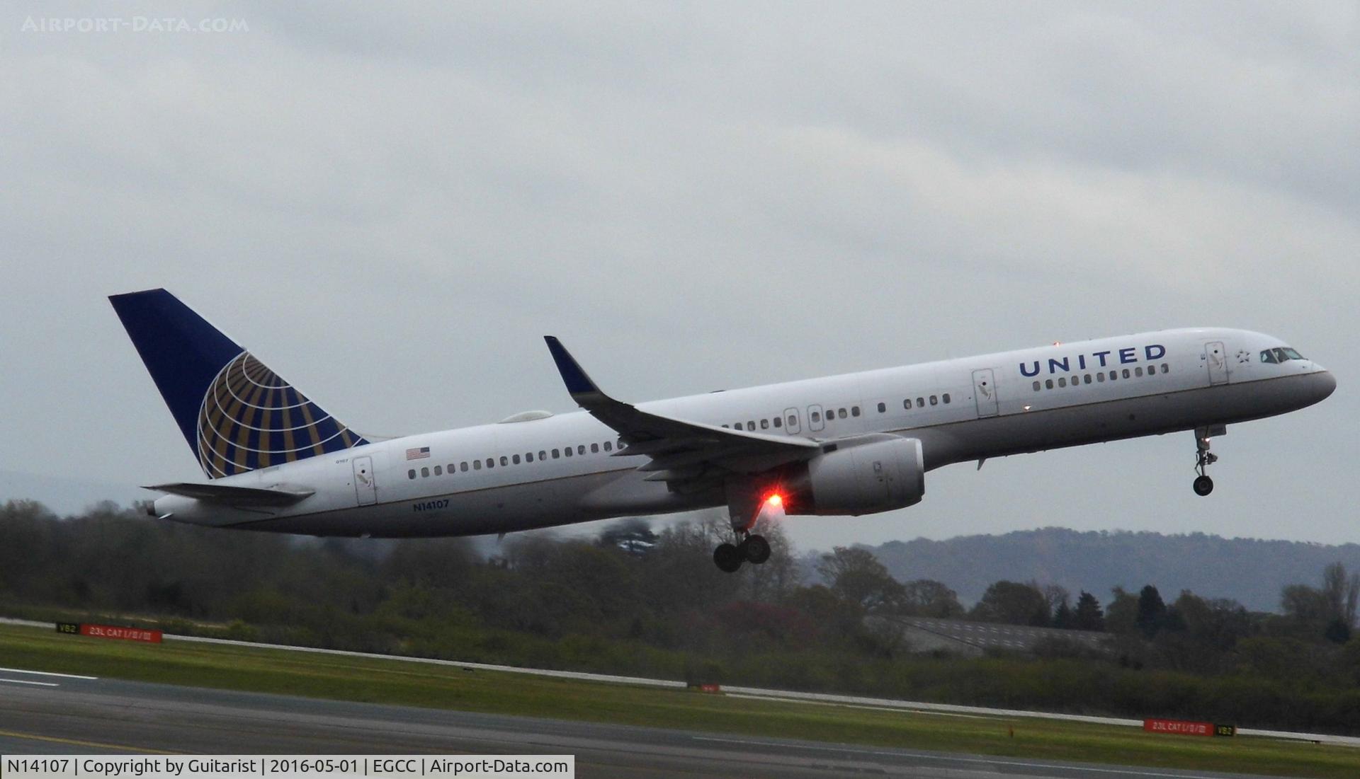N14107, 1994 Boeing 757-224 C/N 27297, At Manchester