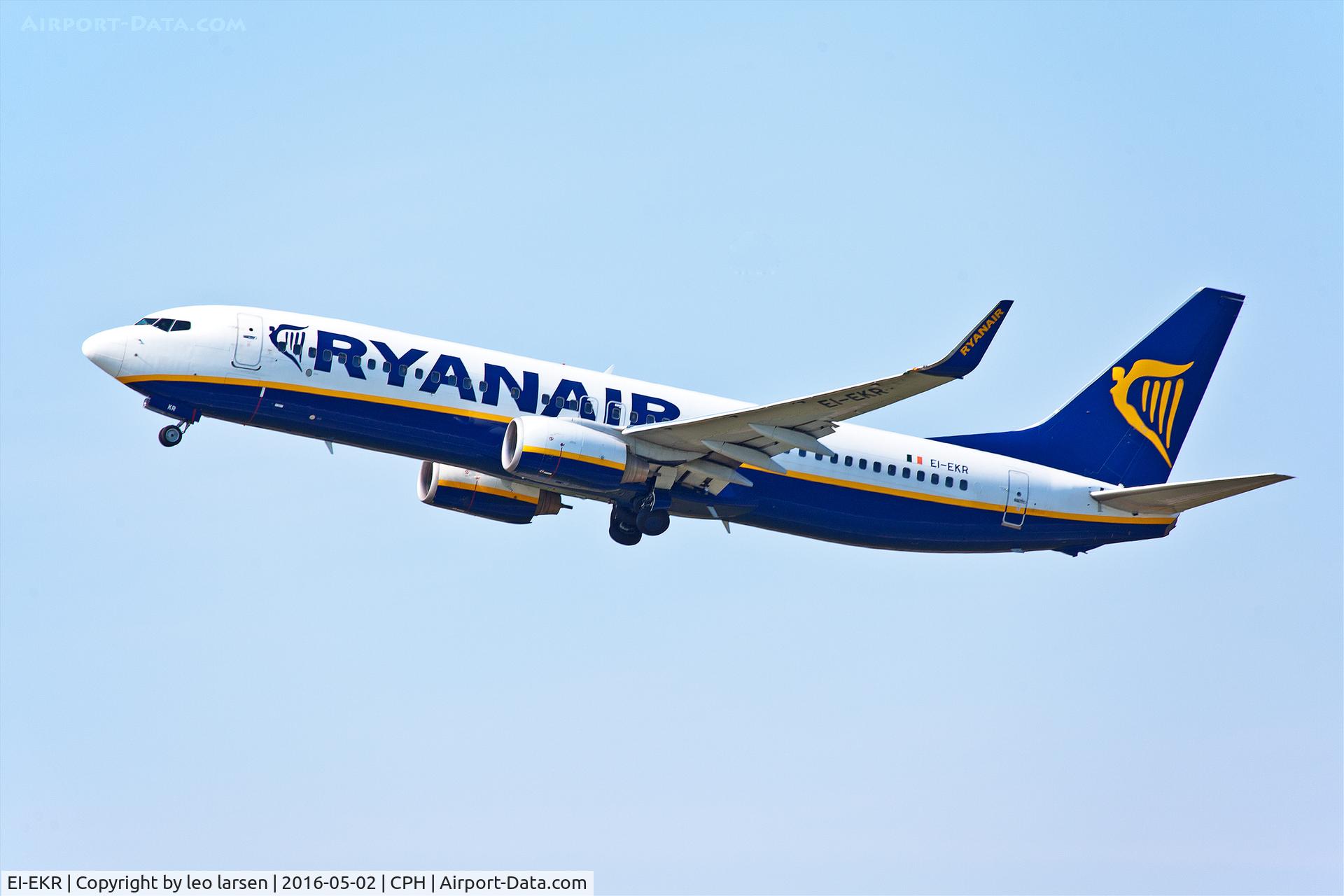 EI-EKR, 2010 Boeing 737-8AS C/N 38503, Copenhagen 2.5.16