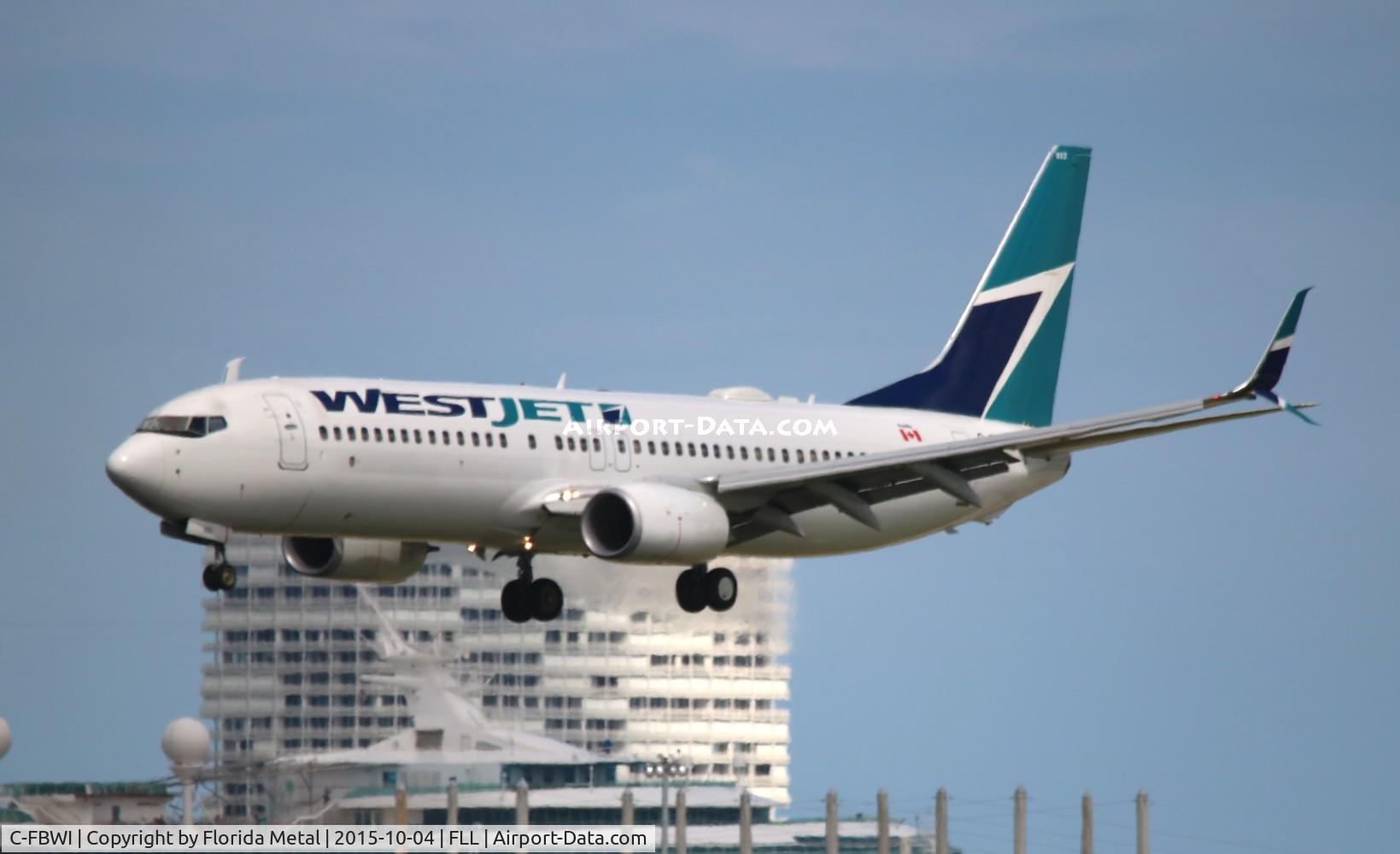 C-FBWI, 2013 Boeing 737-8CT C/N 39090, West Jet