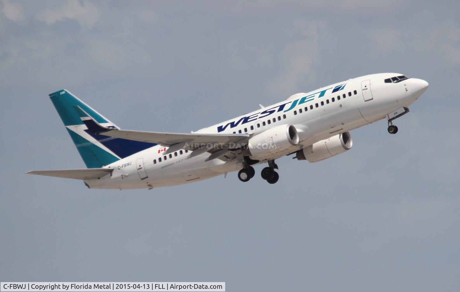 C-FBWJ, 2005 Boeing 737-7CT C/N 32767, West Jet