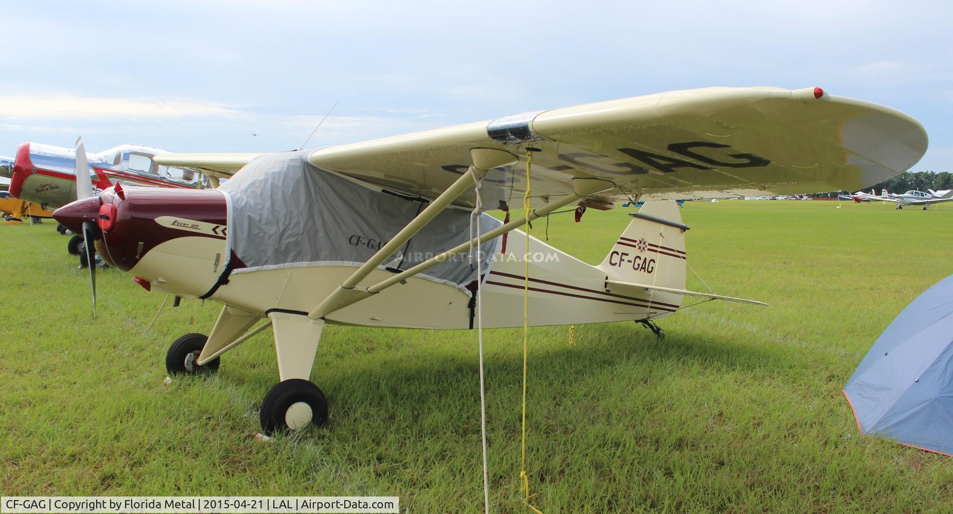 CF-GAG, 1950 Piper PA-20 Pacer C/N 20-213, Piper PA-20