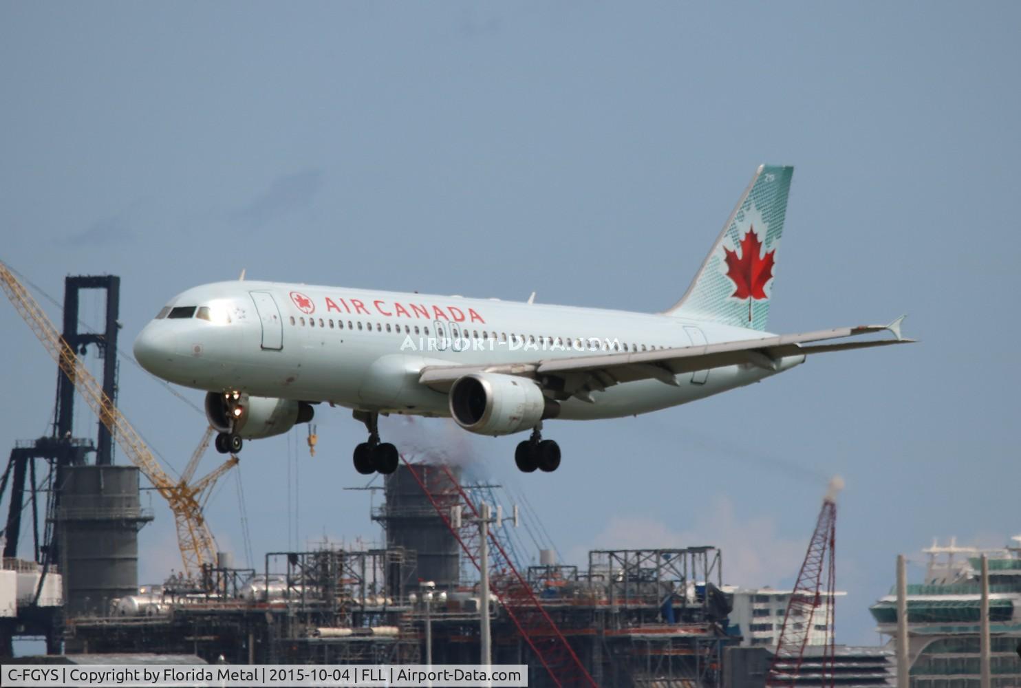 C-FGYS, 1991 Airbus A320-211 C/N 255, Air Canada