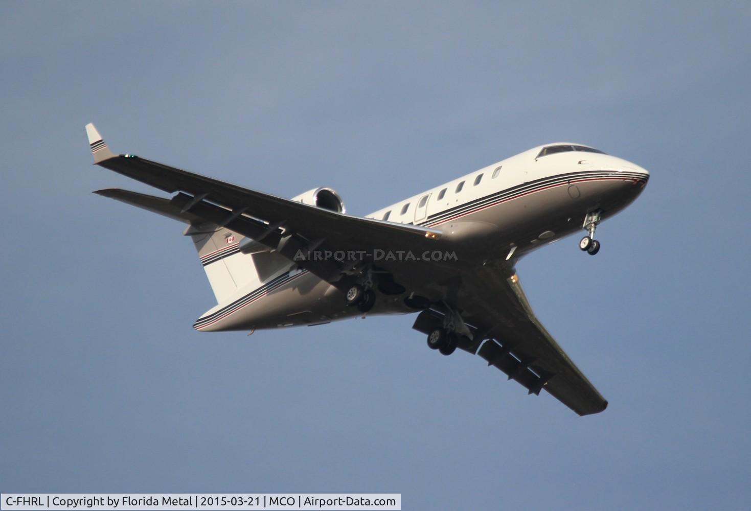 C-FHRL, 2013 Bombardier Challenger 604 (CL-600-2B16 C/N 5947, Challenger 605