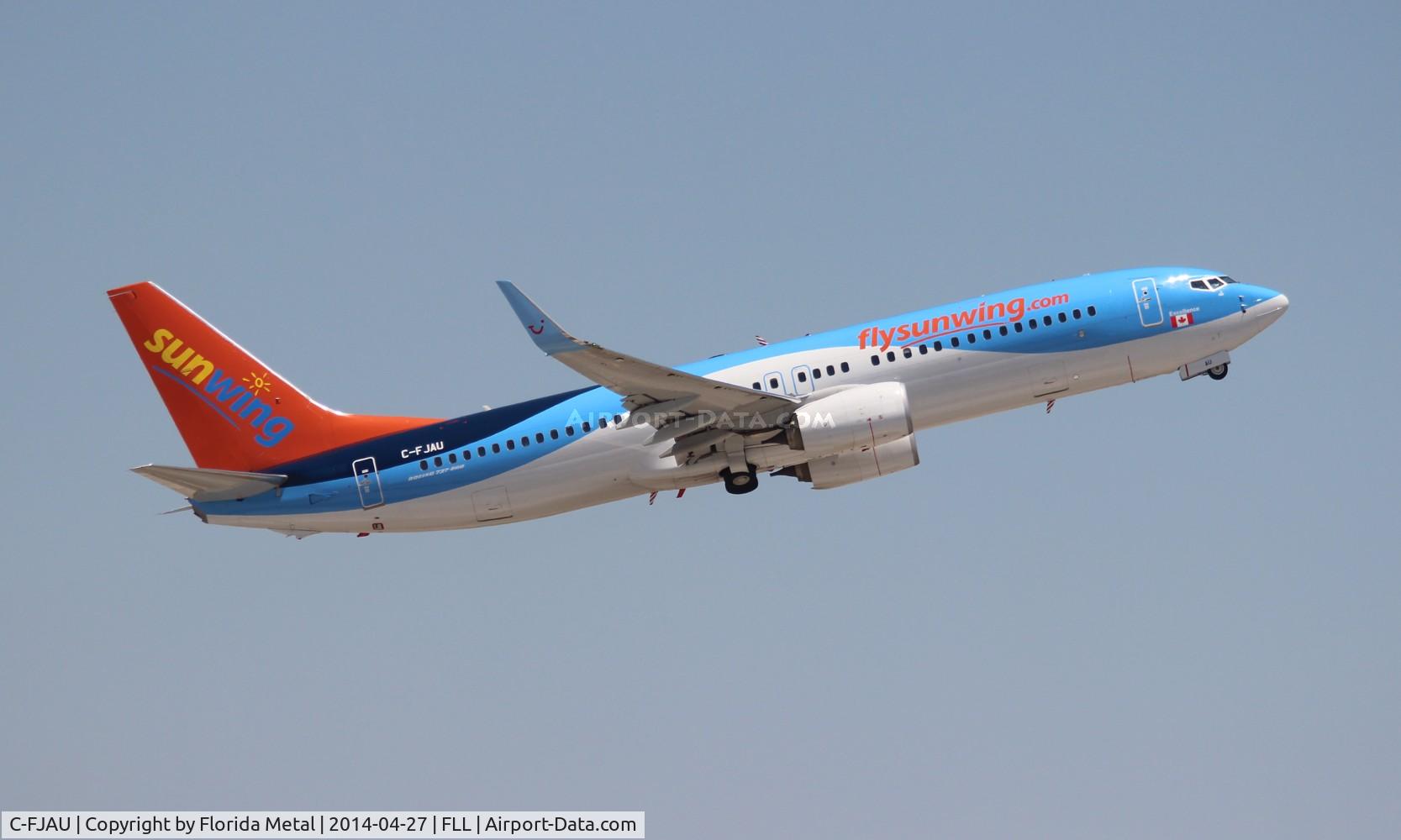 C-FJAU, 2013 Boeing 737-8K5 C/N 37250, Sunwing