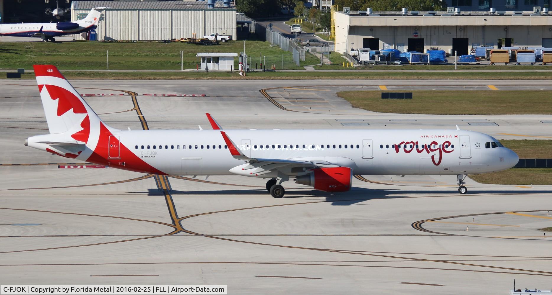 C-FJOK, 2015 Airbus A321-211 C/N 6844, Air Canada Rouge
