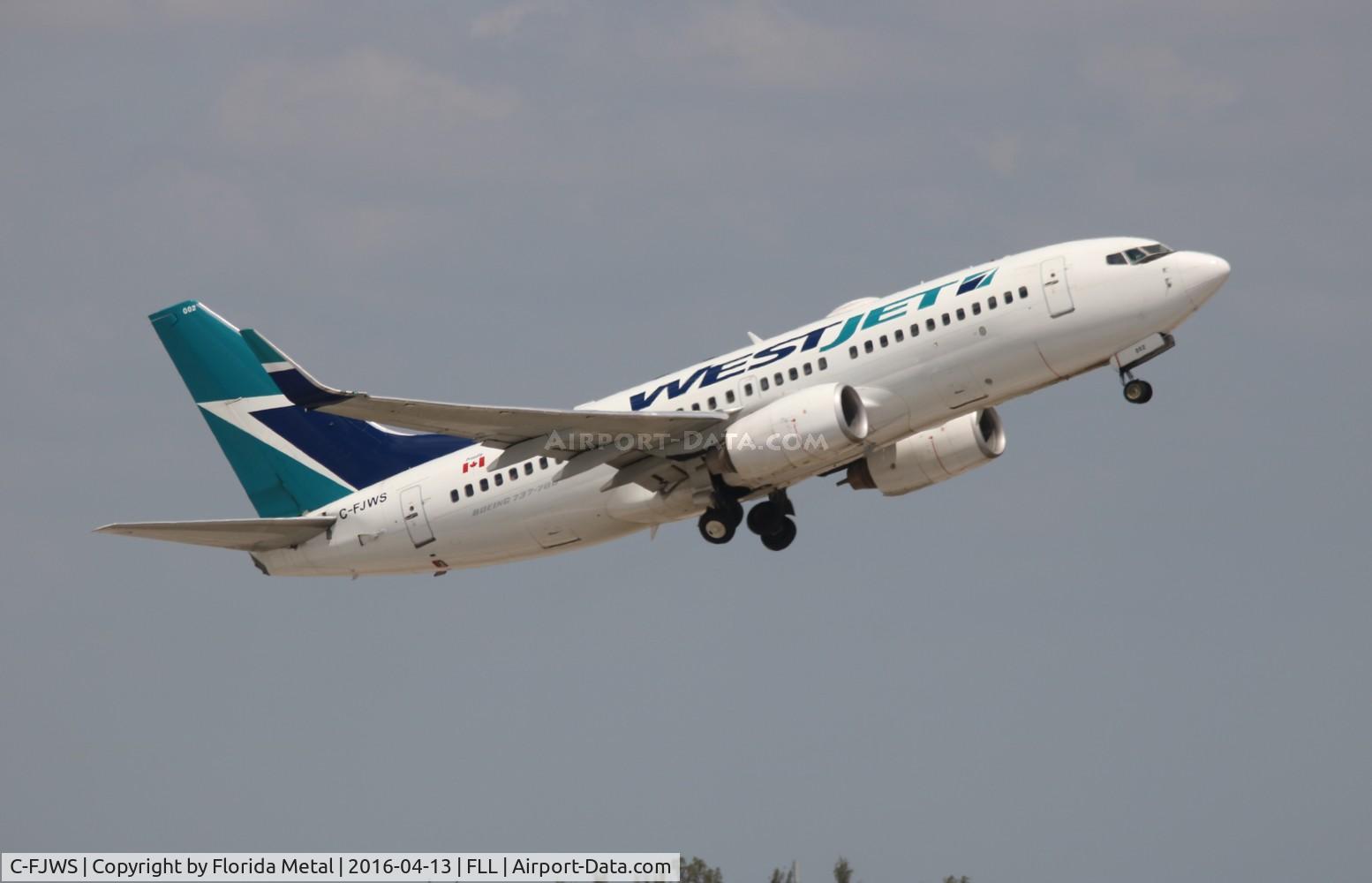 C-FJWS, 2001 Boeing 737-76N C/N 28651, Westjet
