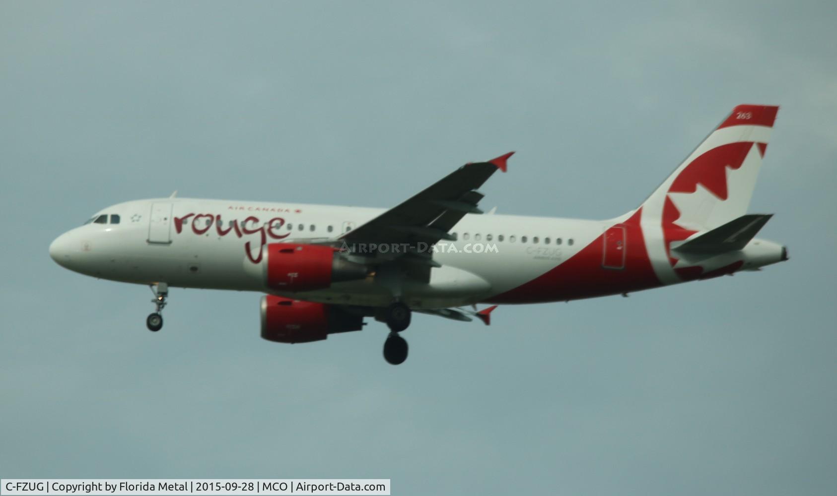C-FZUG, 1997 Airbus A319-114 C/N 697, Rouge