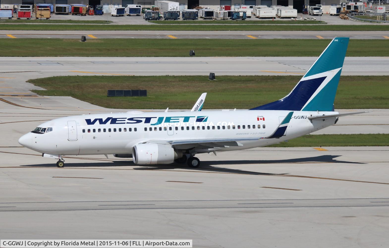 C-GGWJ, 2007 Boeing 737-7CT C/N 35503, Westjet