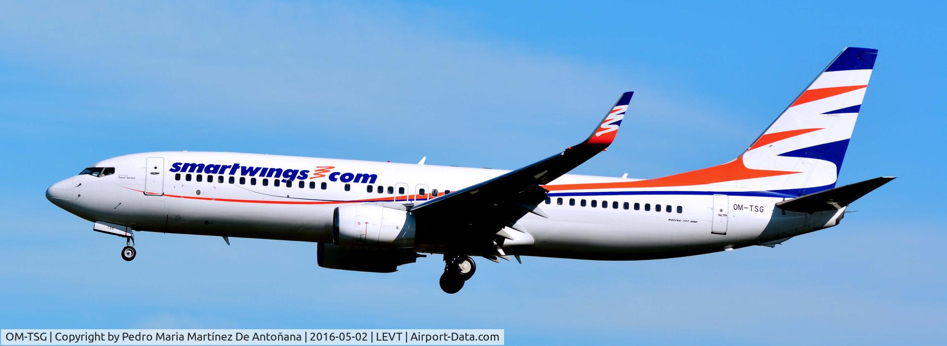 OM-TSG, 2004 Boeing 737-85R C/N 30666, Foronda - Vitoria-Gasteiz - España