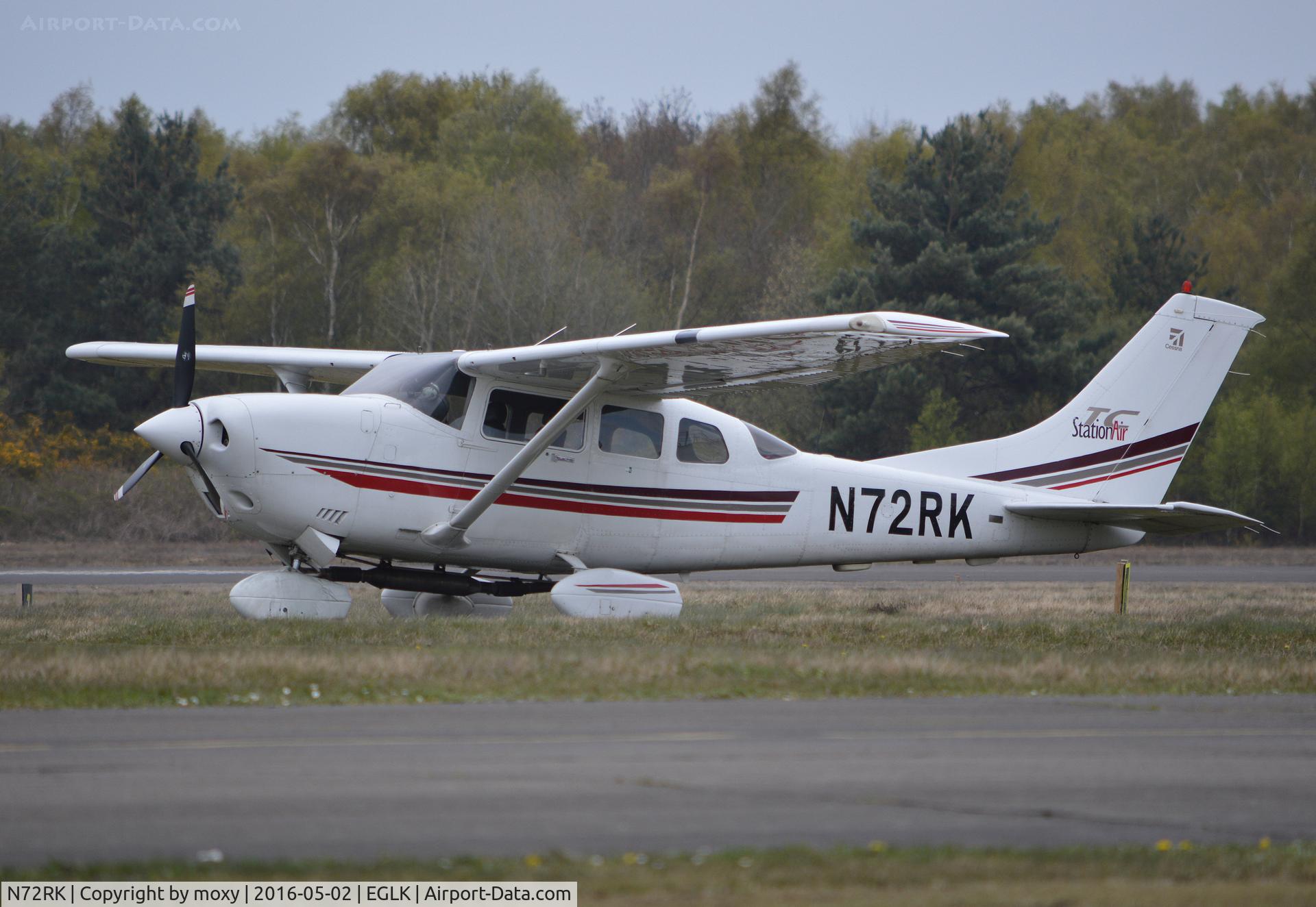 N72RK, 2001 Cessna T206H Turbo Stationair Turbo Stationair C/N T20608315, Cessna T206H Turbo Stationair at Blackbushe. Ex OO-CAD