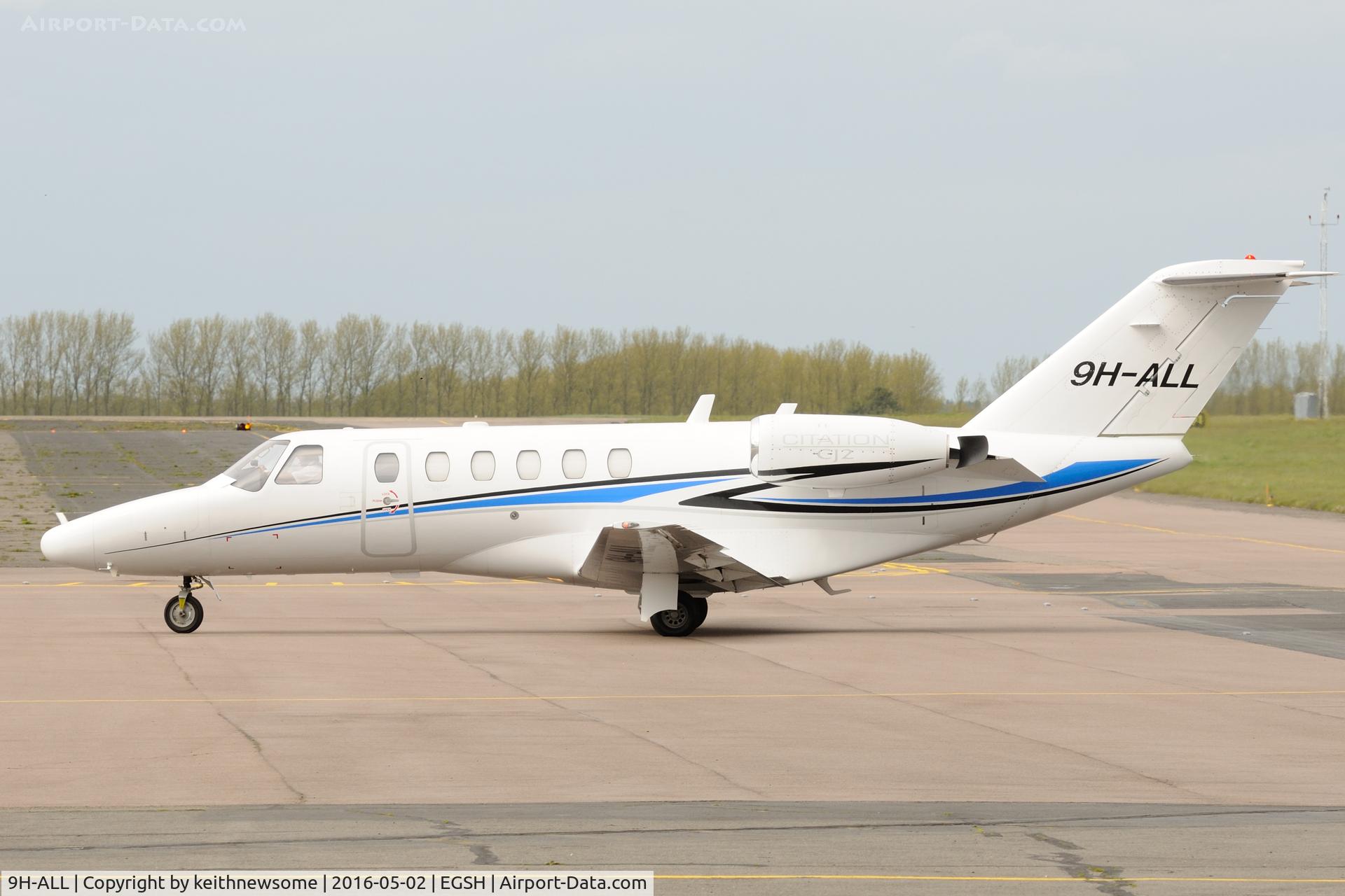 9H-ALL, 2000 Cessna 525A CitationJet CJ2 C/N 525A-0005, Nice Visitor.