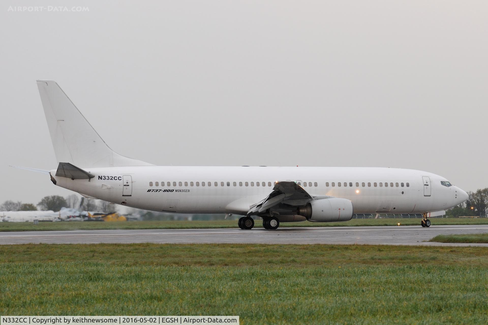 N332CC, 2000 Boeing 737-86N C/N 30231, From Bangor, Maine.