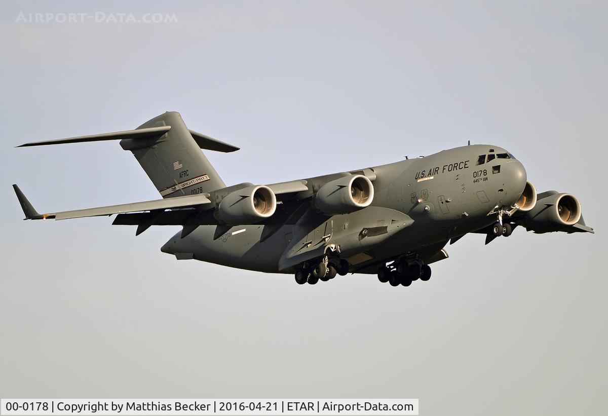 00-0178, 2000 Boeing C-17A Globemaster III C/N 50086/F085/P78, 00-0178