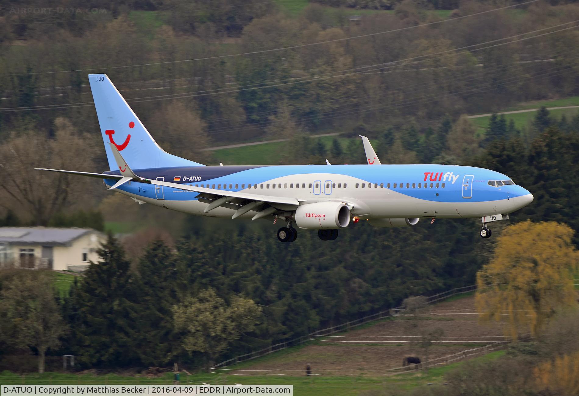 D-ATUO, 2015 Boeing 737-8K2 C/N 41661, D-ATUO