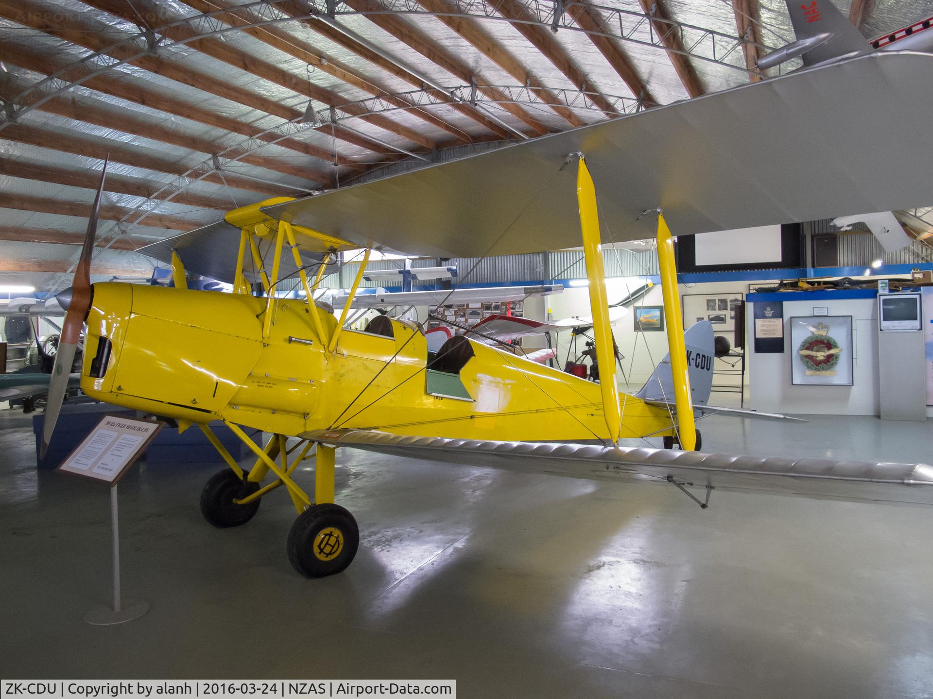 ZK-CDU, De Havilland DH-82A Tiger Moth II C/N 3581, In Ashburton Aviation Musuem