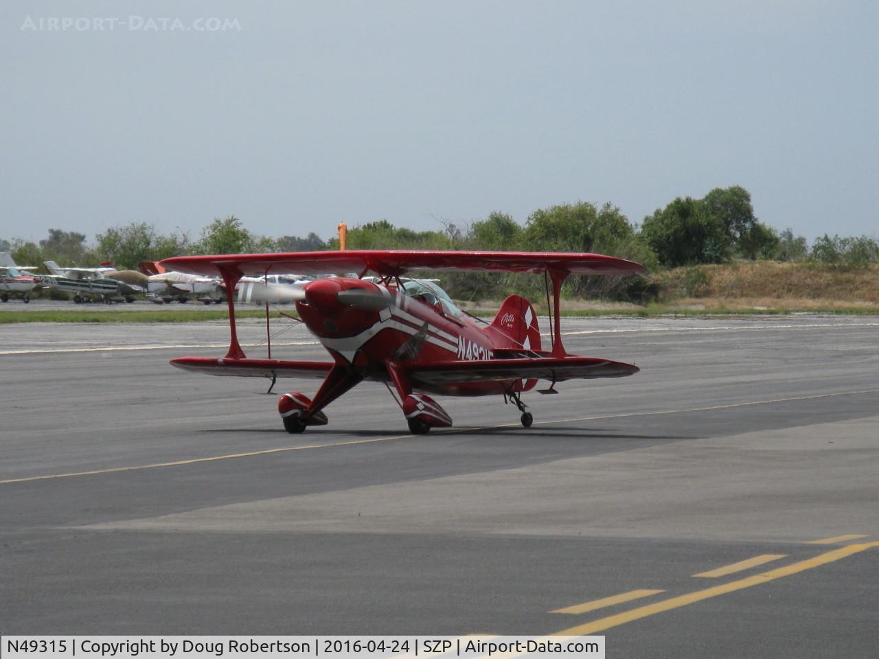 N49315, 1983 Pitts S-1T Special C/N 1013, 1983 Pitts Aerobatics S-1T SPECIAL, Lycoming AEIO-360 180 Hp, taxi to Rwy 22