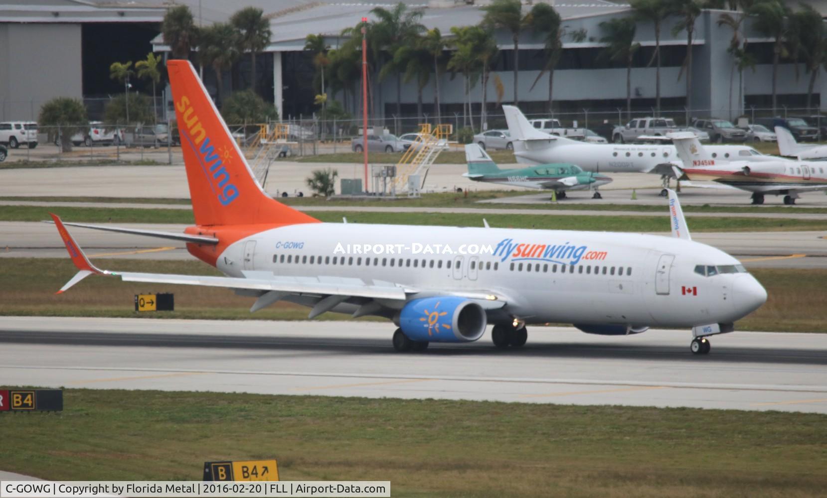 C-GOWG, 2010 Boeing 737-86J C/N 37757, Sunwing