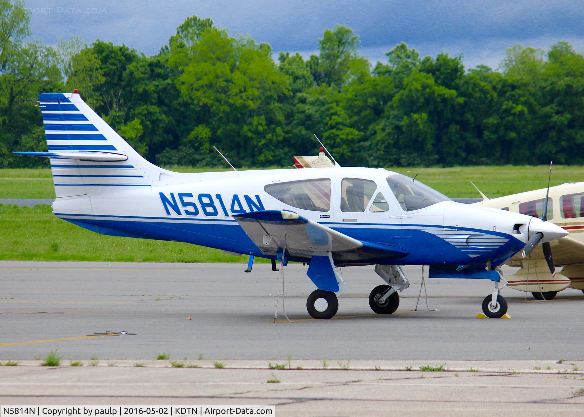N5814N, 1978 Rockwell International 114 Commander C/N 14377, At Downtown Shreveport.