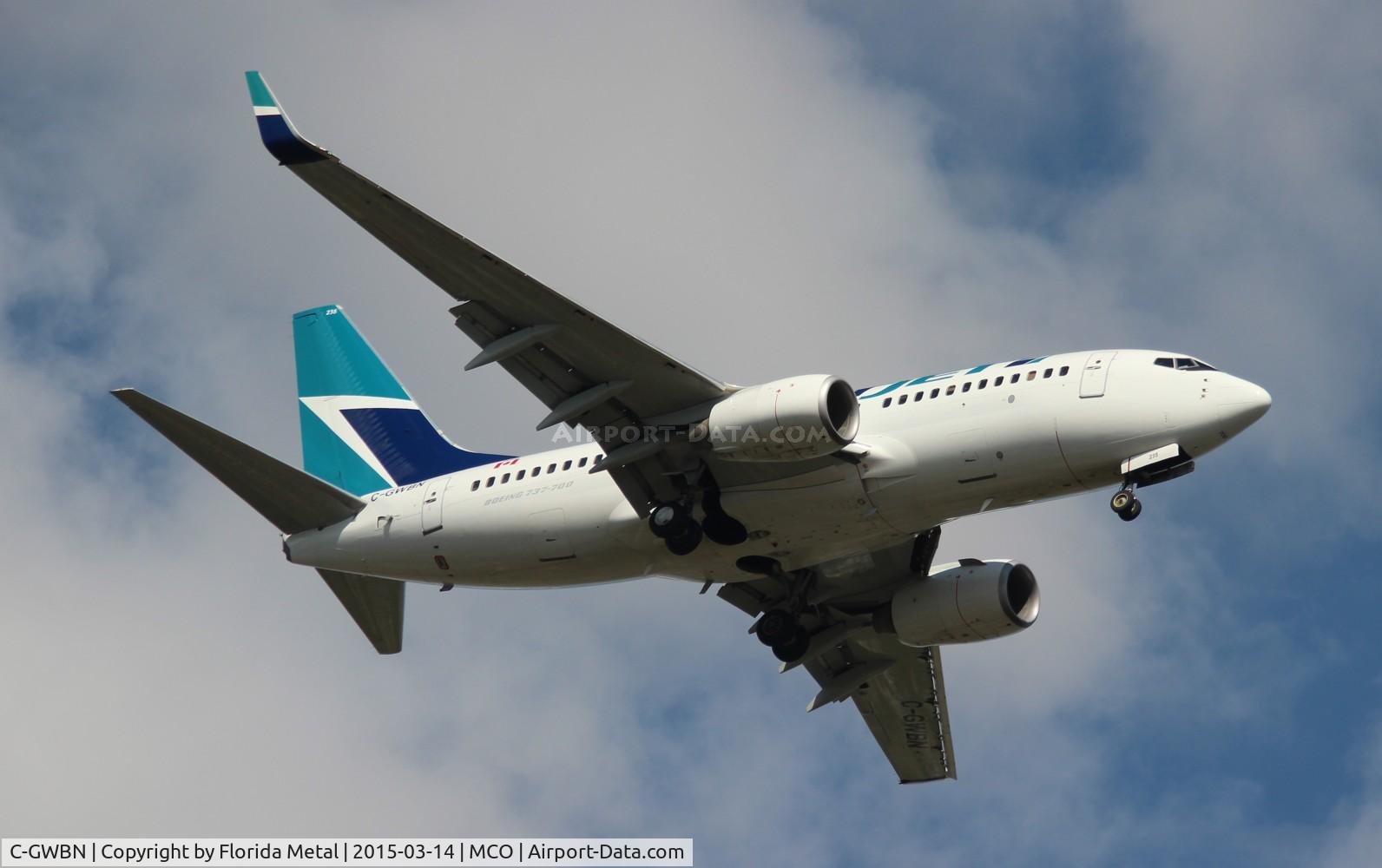 C-GWBN, 2005 Boeing 737-7CT C/N 34155, Westjet