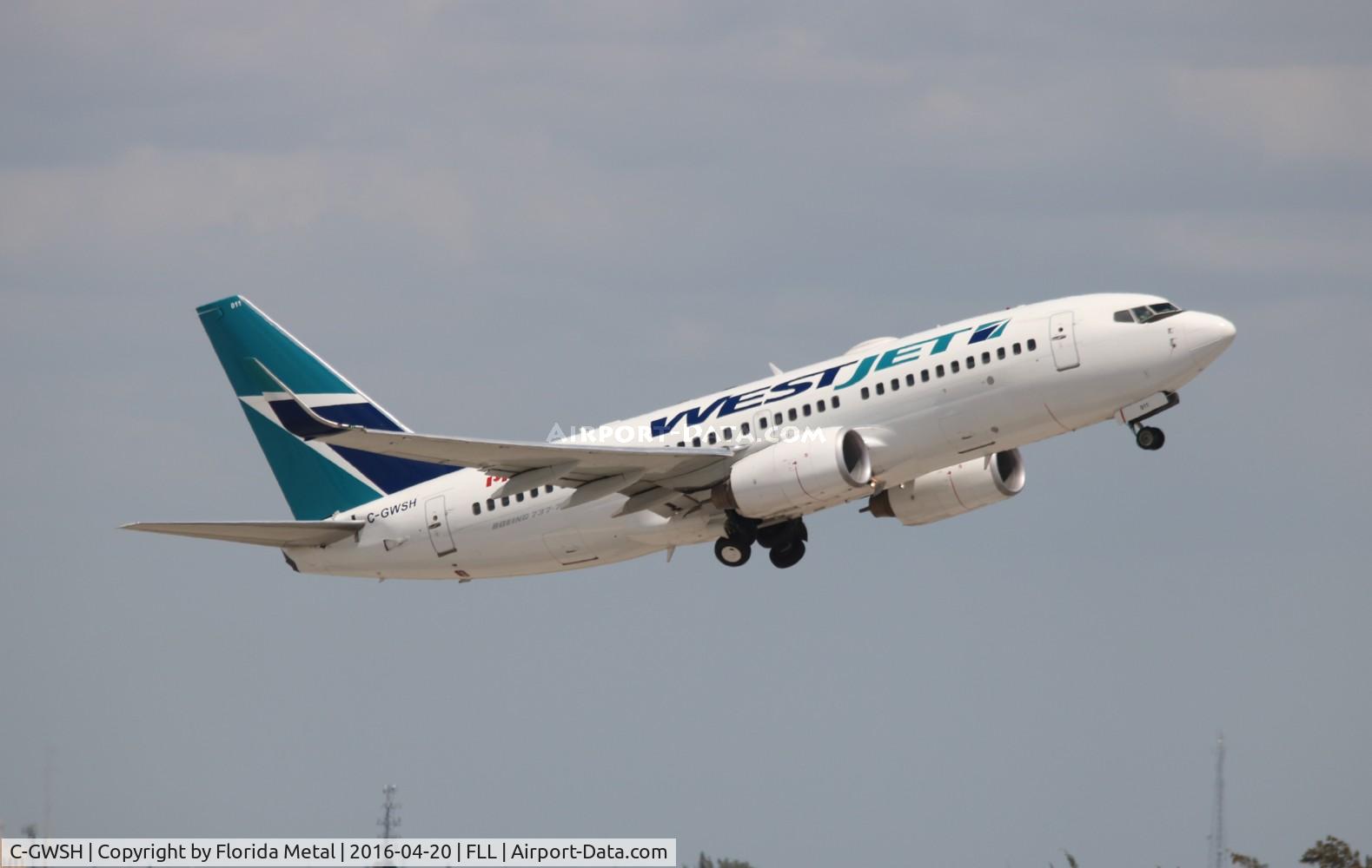C-GWSH, 2002 Boeing 737-76N C/N 29886, Westjet