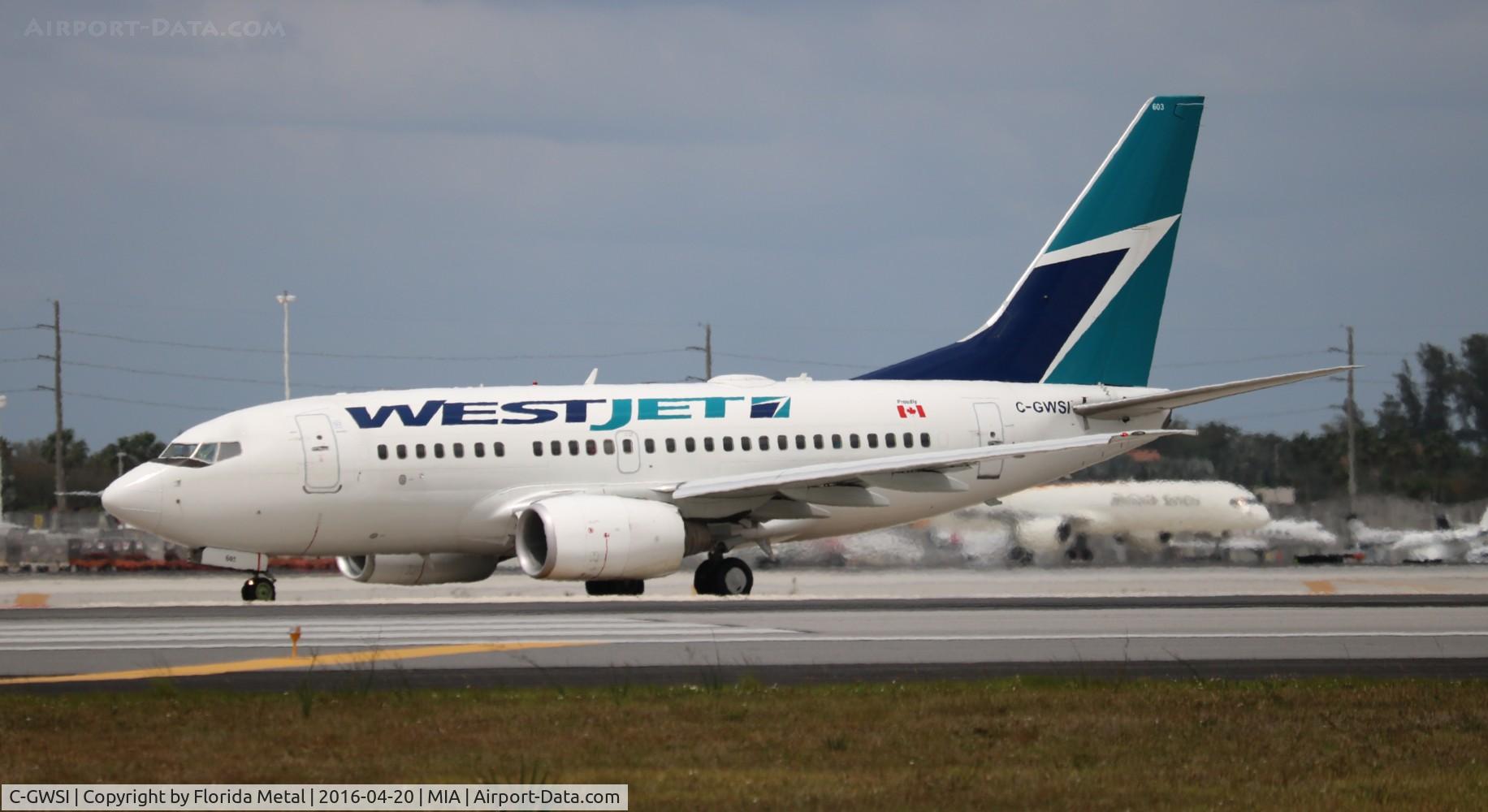 C-GWSI, 2005 Boeing 737-6CT C/N 34286, Westjet