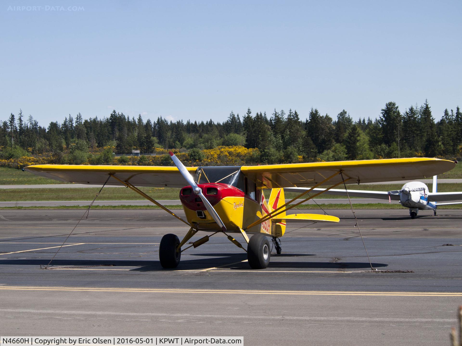 N4660H, 1948 Piper PA-17 Vagabond C/N 17-67, 1948 Piper at Bremerton.