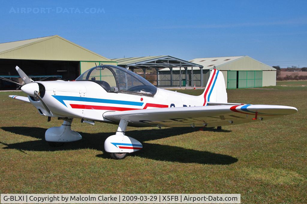 G-BLXI, 1965 Scintex CP-1310-C3 Super Emeraude C/N 937, Scintex CP1310C-3 at Fishburn Airfield, March 2009.