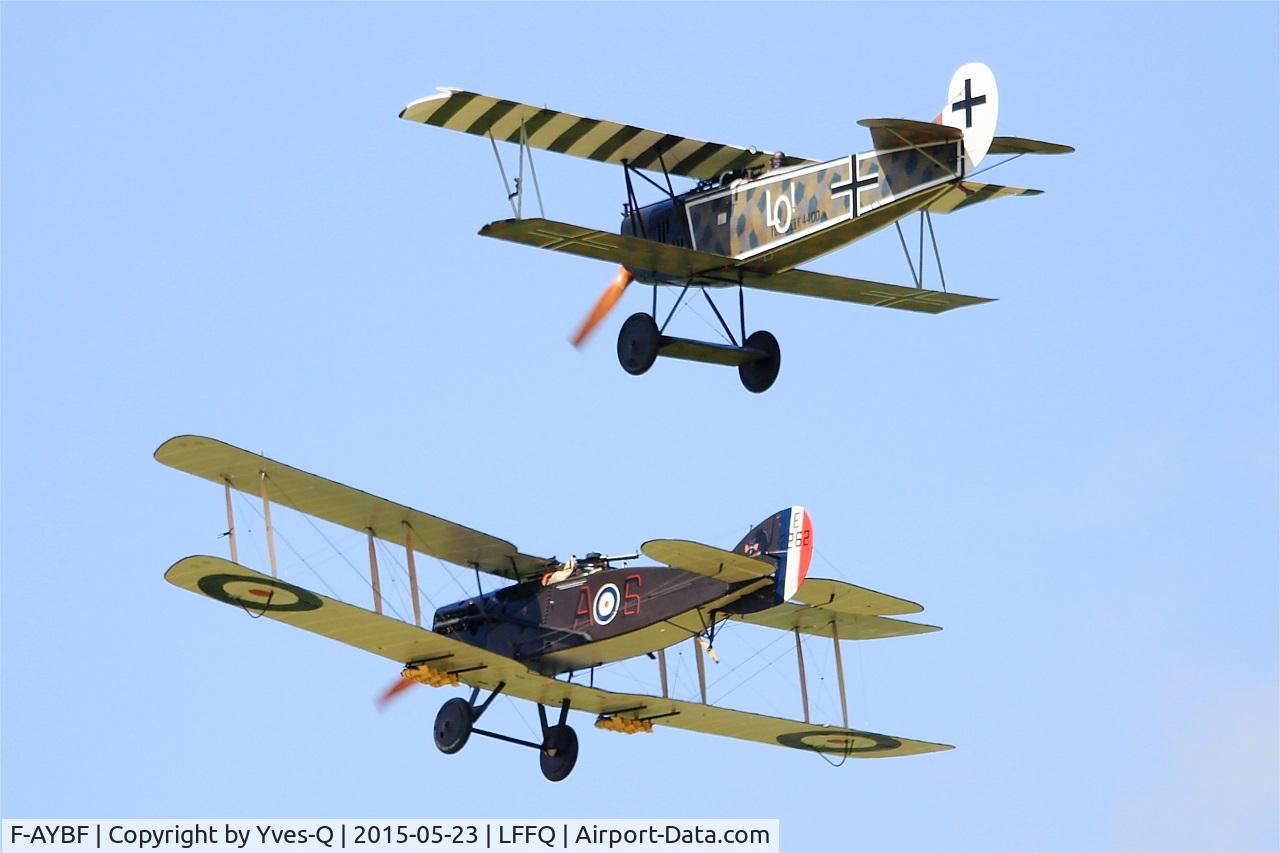 F-AYBF, Bristol F.2B Fighter C/N C794, Bristol F.2B Fighter, On display, La Ferté-Alais airfield (LFFQ) Airshow 2015
