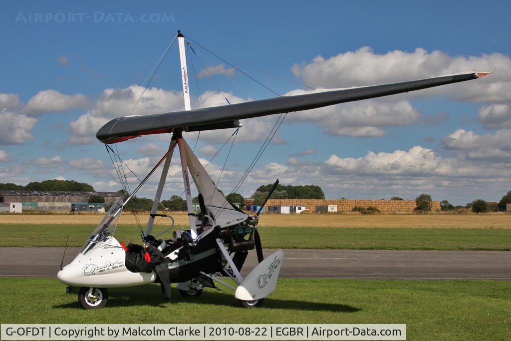 G-OFDT, 2007 P&M Aviation Pegasus Quik C/N 8320, P&M Aviation Pegasus Quik at The Real Aircraft Company's Summer Fly-In, Breighton Airfield, August 22nd 2010.