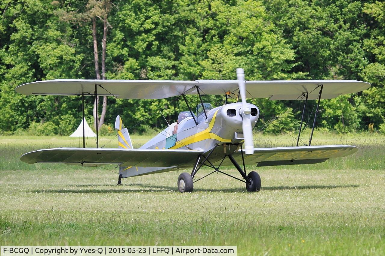 F-BCGQ, Stampe-Vertongen SV-4A C/N 263, Stampe-Vertongen SV-4A, Taxiing to parking area, La Ferté-Alais airfield (LFFQ) Air show 2015