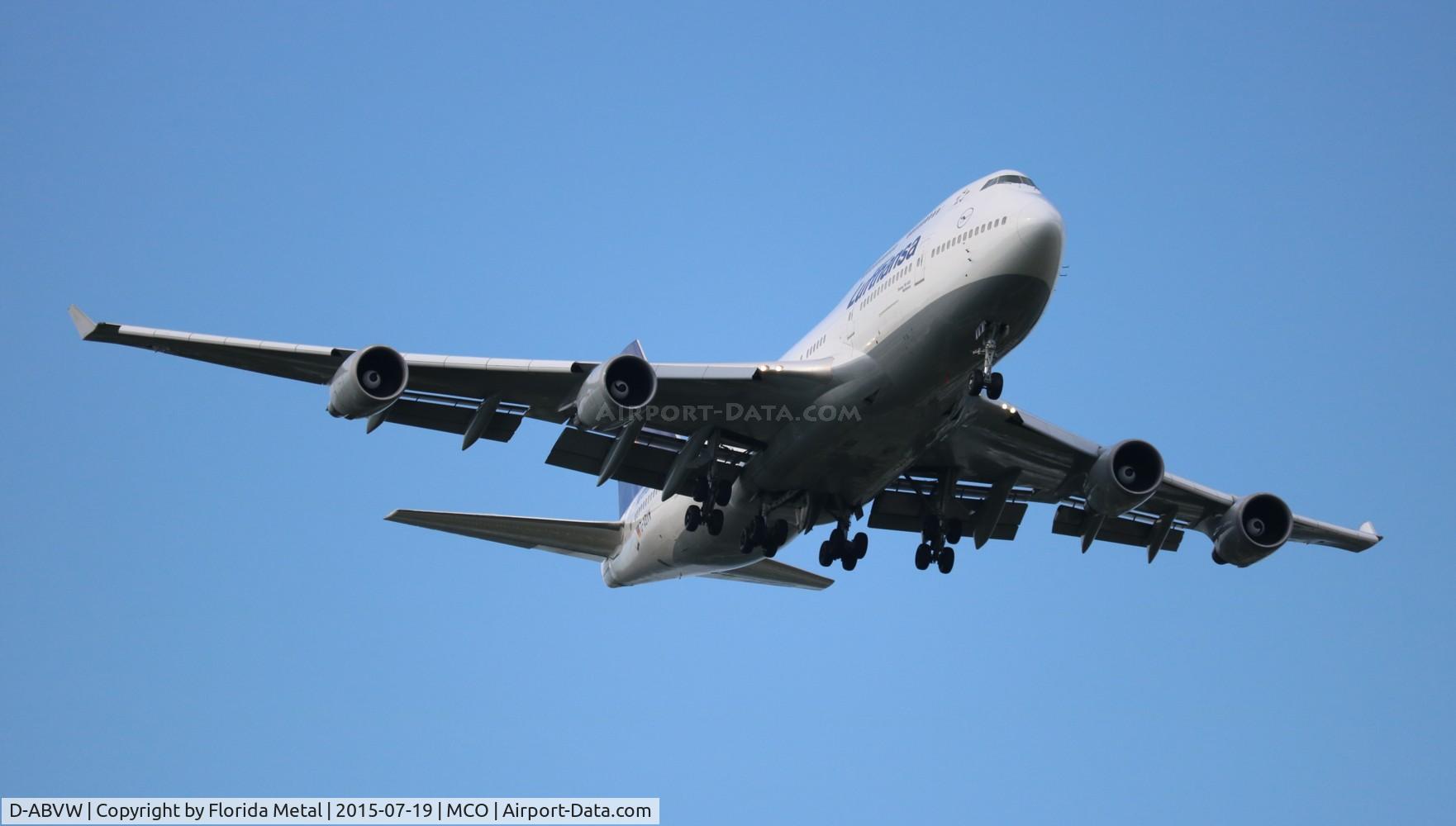 D-ABVW, 1999 Boeing 747-430 C/N 29493, Lufthansa