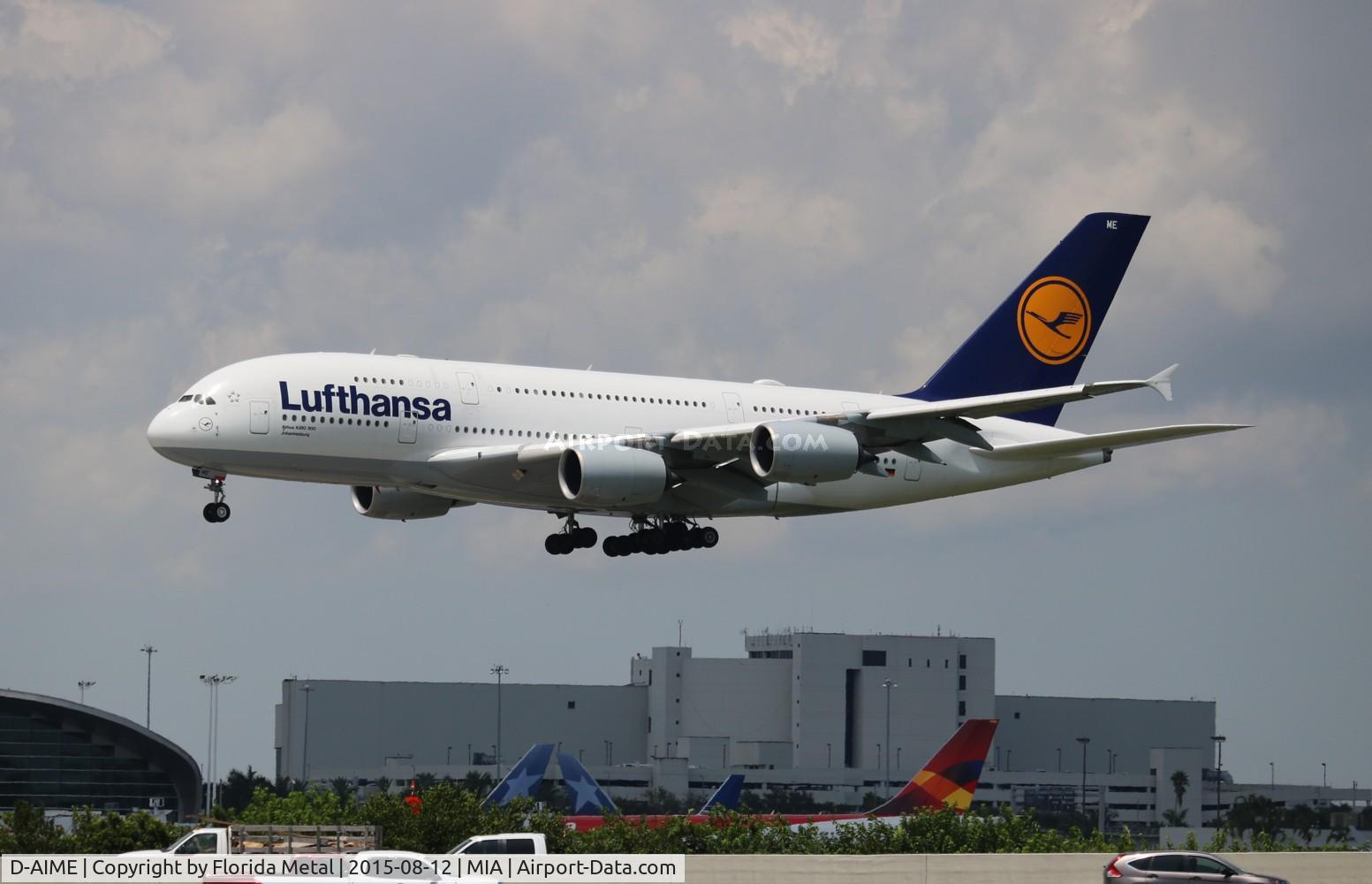 D-AIME, 2010 Airbus A380-841 C/N 061, Lufthansa