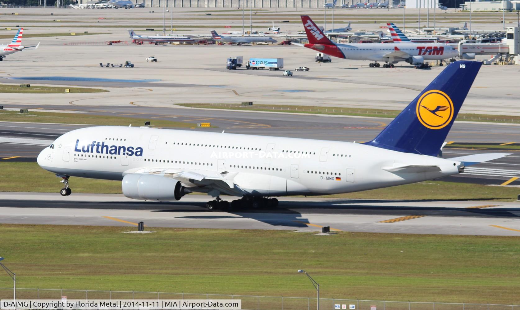 D-AIMG, 2011 Airbus A380-841 C/N 069, Lufthansa