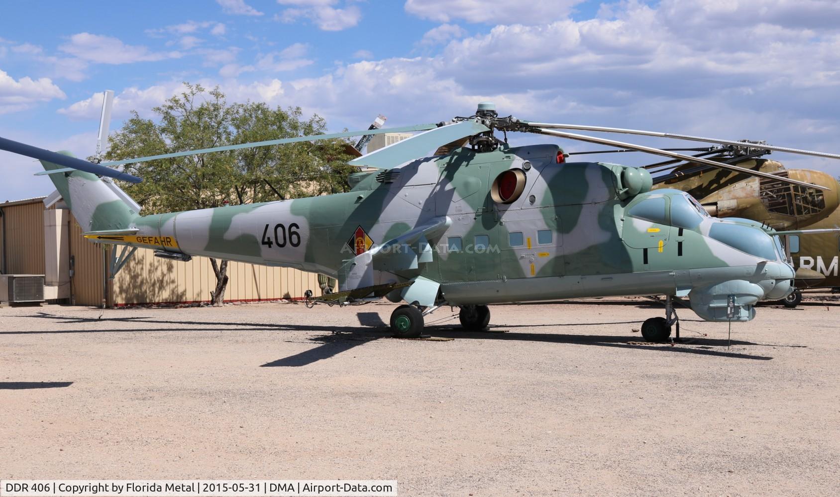DDR 406, Mil Mi-24D Hind C/N B4002, MI-24 Hind