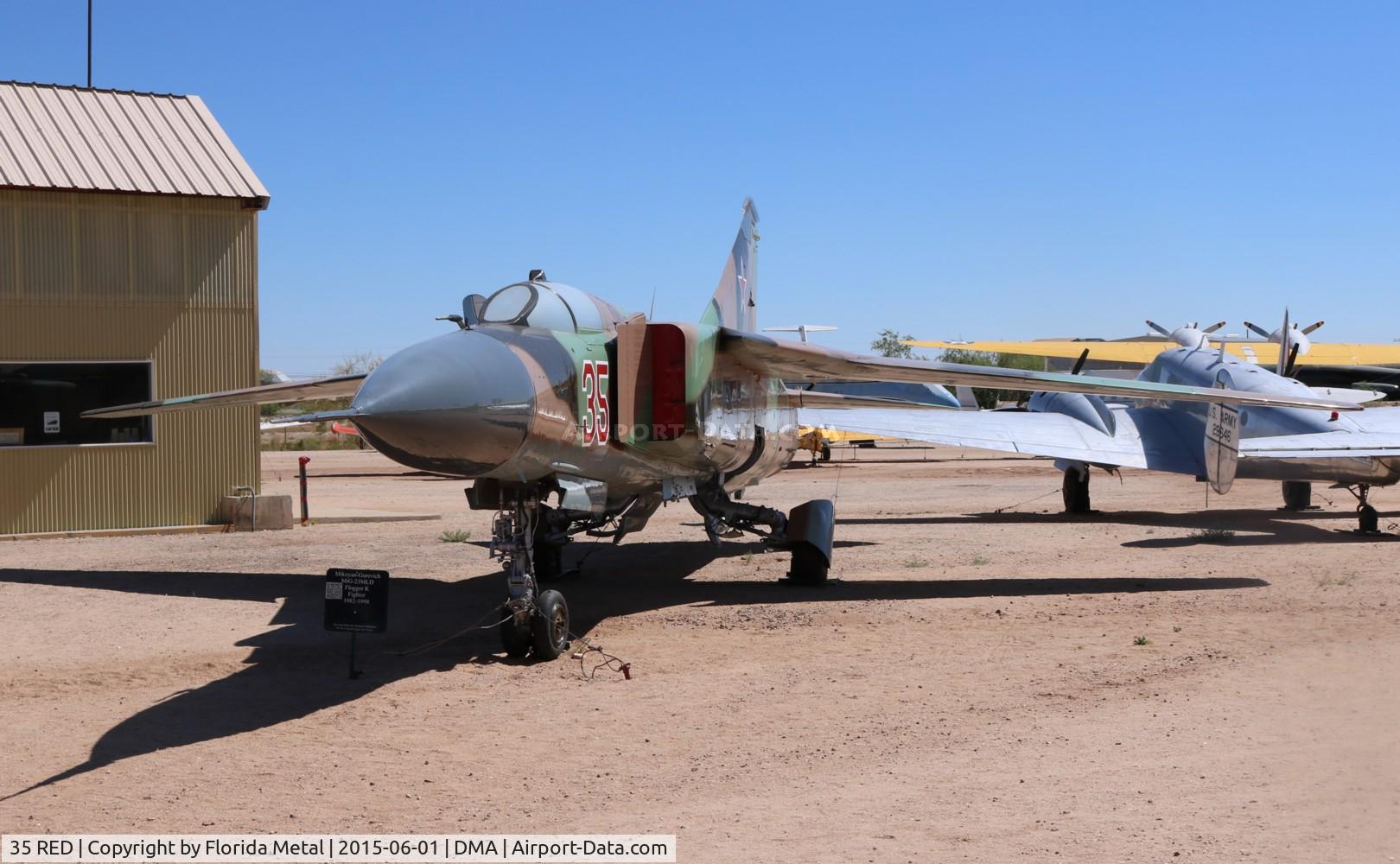 35 RED, Mikoyan-Gurevich MiG-23MLD C/N 0390320549, Mig-23