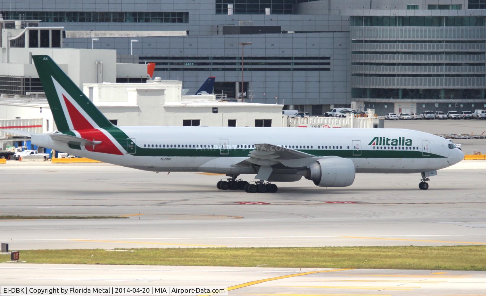EI-DBK, 2003 Boeing 777-243/ER C/N 32783, Alitalia