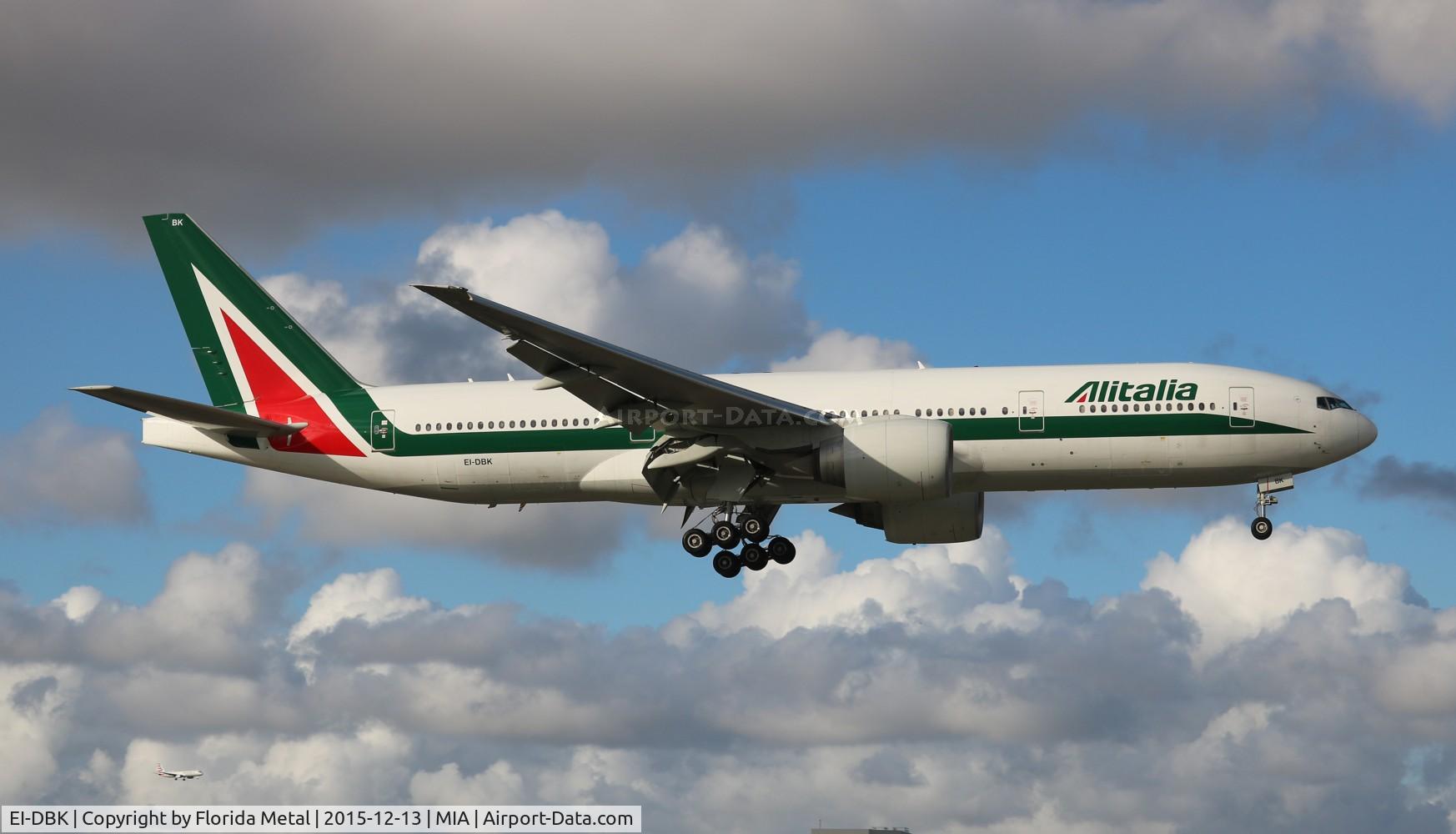 EI-DBK, 2003 Boeing 777-243/ER C/N 32783, Alitalia