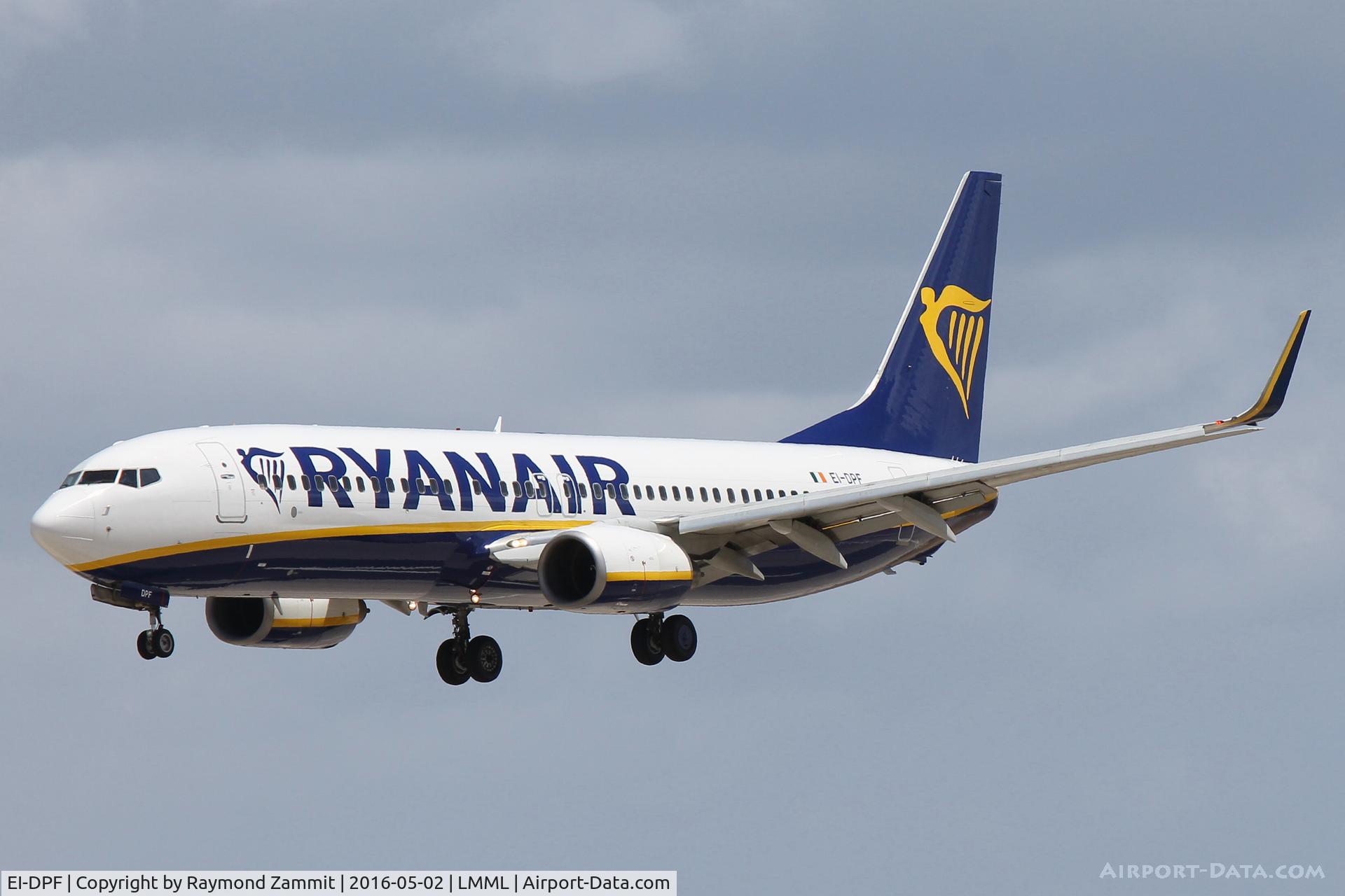 EI-DPF, 2007 Boeing 737-8AS C/N 33606, B737-800 EI-DPF Ryanair