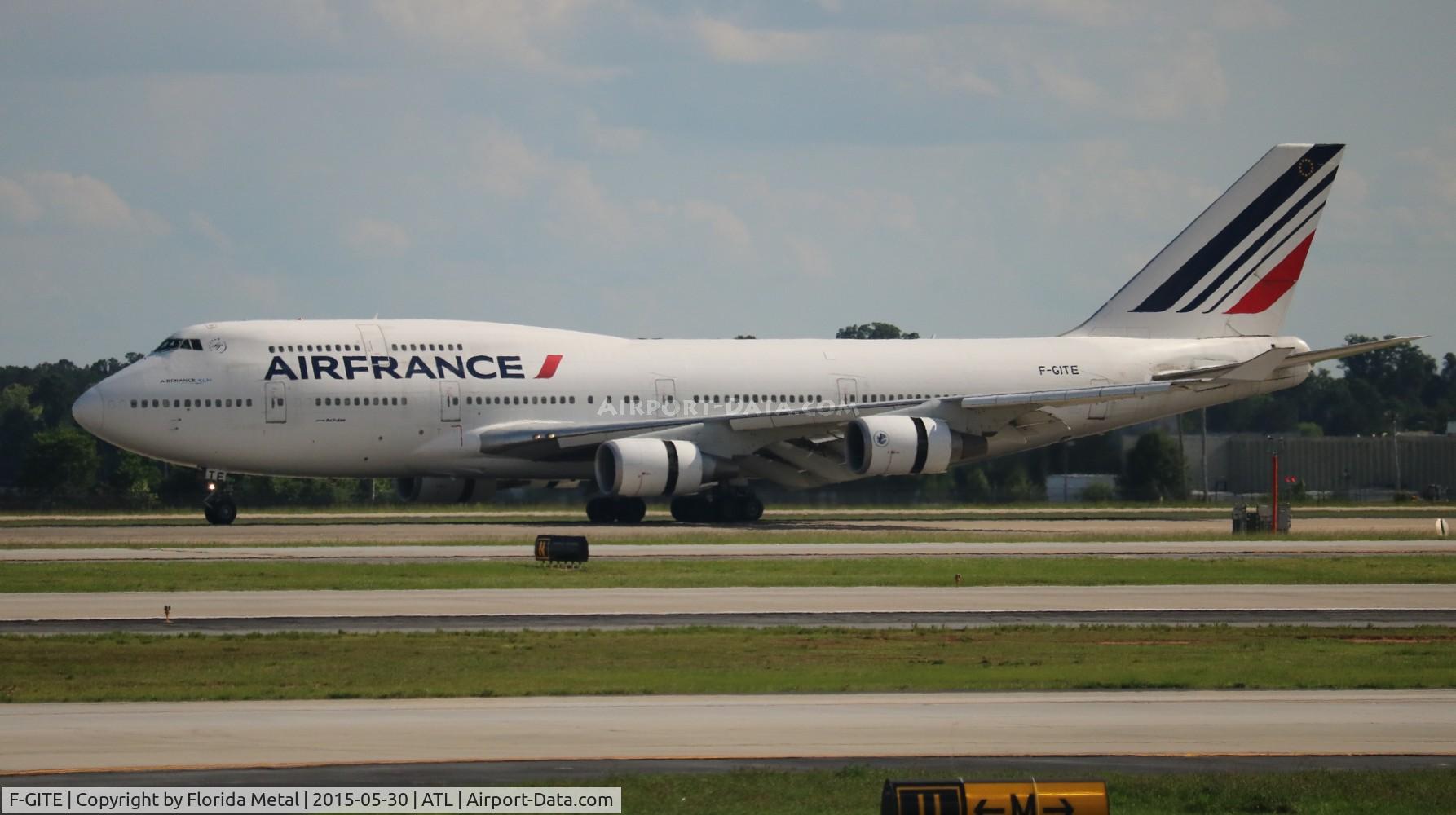 F-GITE, 1992 Boeing 747-428 C/N 25601, Air France