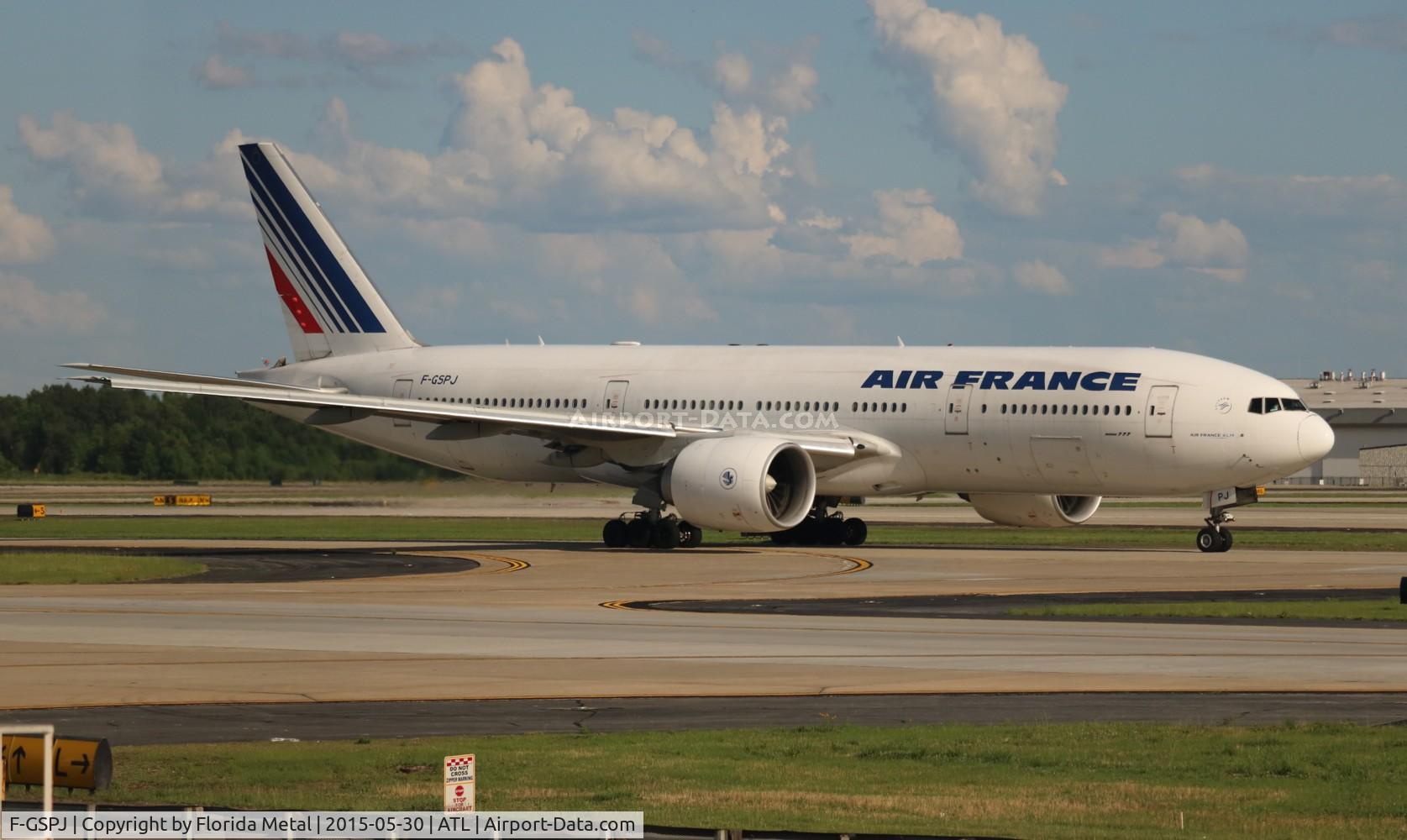 F-GSPJ, 1999 Boeing 777-228/ER C/N 29009, Air France